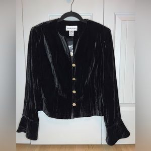 Stevie Nicks romantic velvet jacket